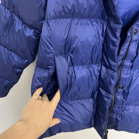Everlane The Re:Down Puffy Puff Jacket ~ Small ~ Cobalt Blue - Picture 7 of 14
